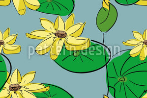 patterned-wallpaper-lotus