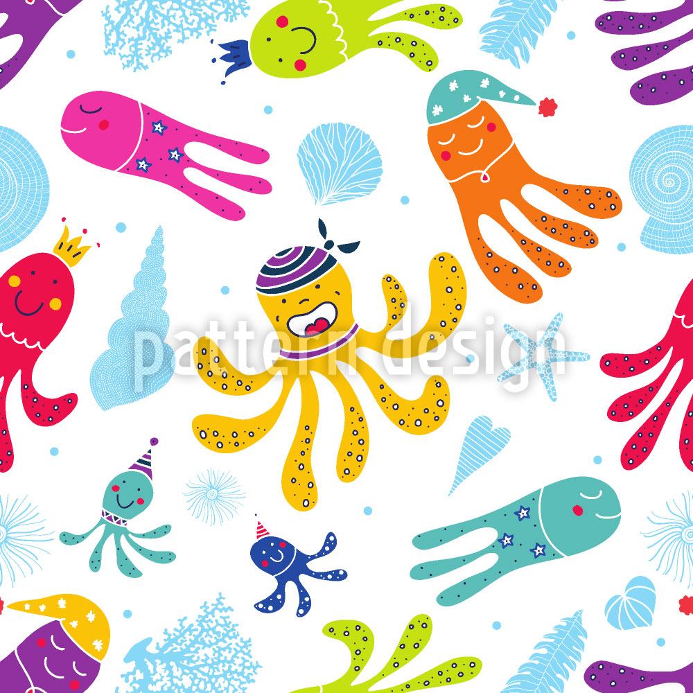 patterned-wallpaper-carnival-of-the-octopus