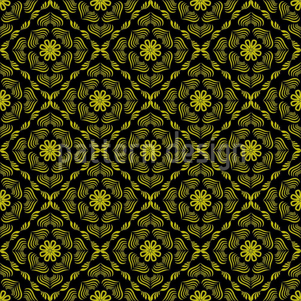 patterned-wallpaper-yellow-paradies