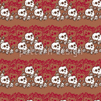 patterned-wallpaper-skully-brown