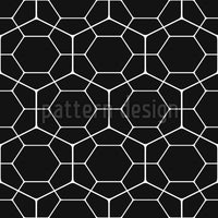 patterned-wallpaper-hexagon-netz