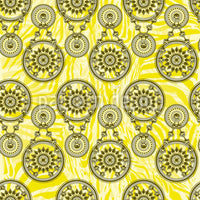 patterned-wallpaper-mehndi-yellow