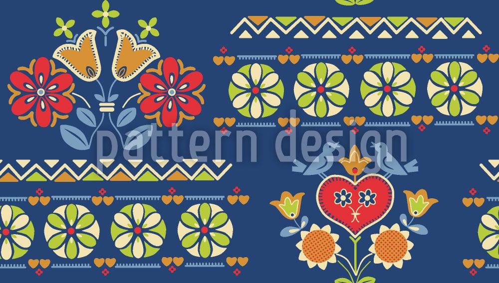 patterned-wallpaper-gipsy-heart-at-night