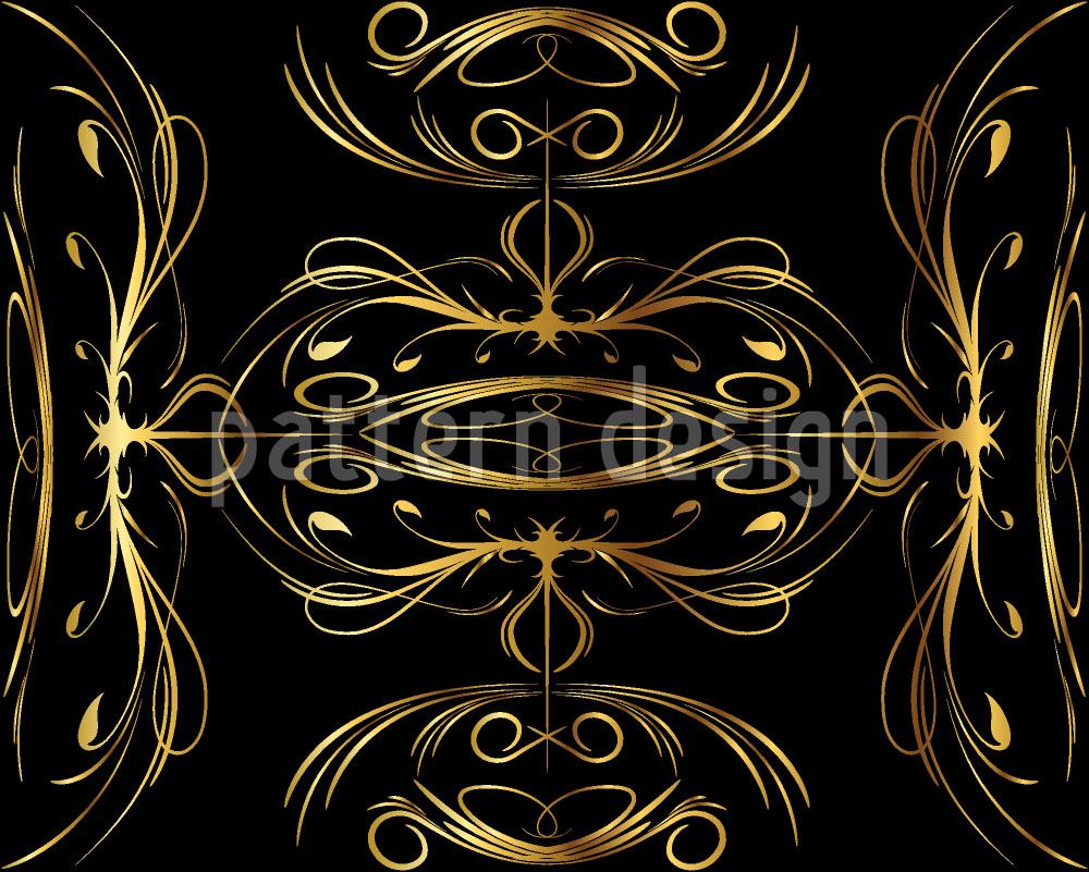 patterned-wallpaper-spinning-gold