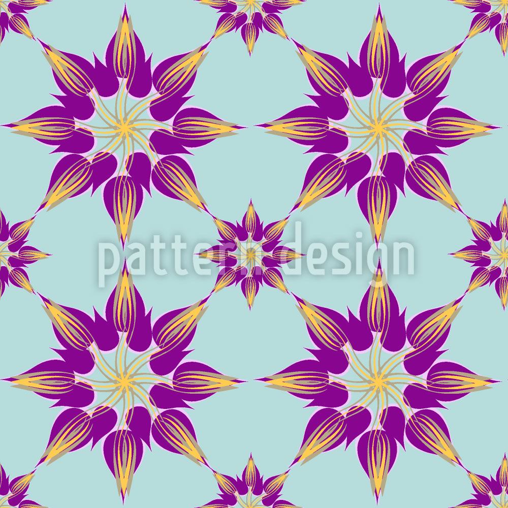 patterned-wallpaper-splendor-tulips-magenta