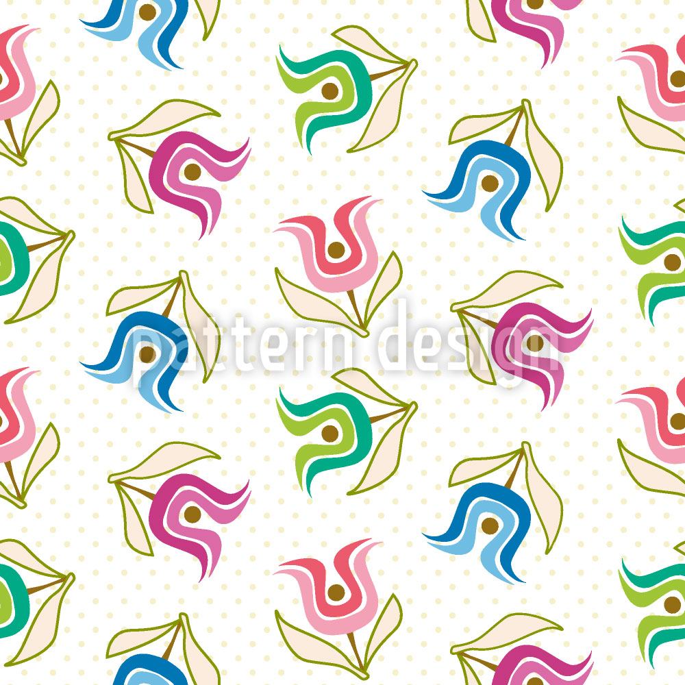 patterned-wallpaper-sweet-retro-tulips