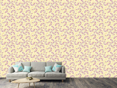 patterned-wallpaper-foliage-renaissance