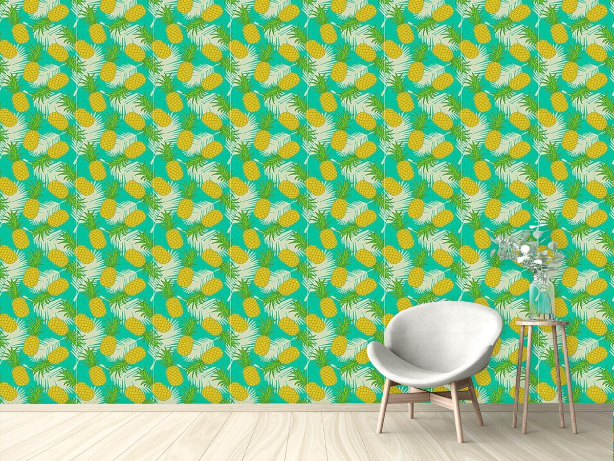 patterned-wallpaper-pineapple-tropicana