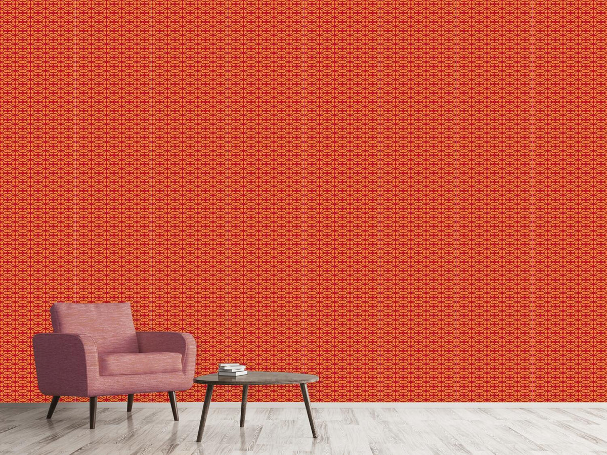 patterned-wallpaper-continous-web-orange