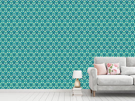 patterned-wallpaper-asian-ikat-damask