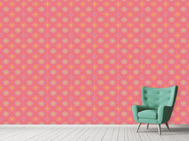 patterned-wallpaper-soft-web-glowing