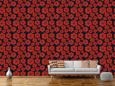 patterned-wallpaper-night-roses