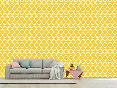 patterned-wallpaper-unique-ikat-yellow