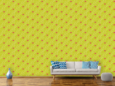 patterned-wallpaper-hummingbird