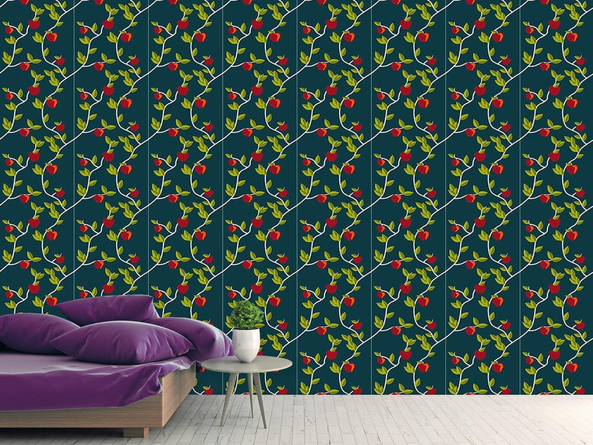 patterned-wallpaper-garden-of-eden-night