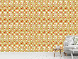 patterned-wallpaper-apples-in-caramel