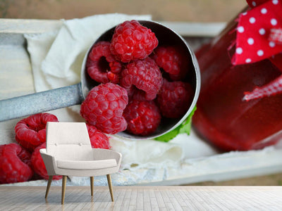 photo-wallpaper-fresh-raspberries