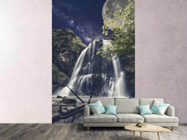 photo-wallpaper-full-moon-at-the-waterfall