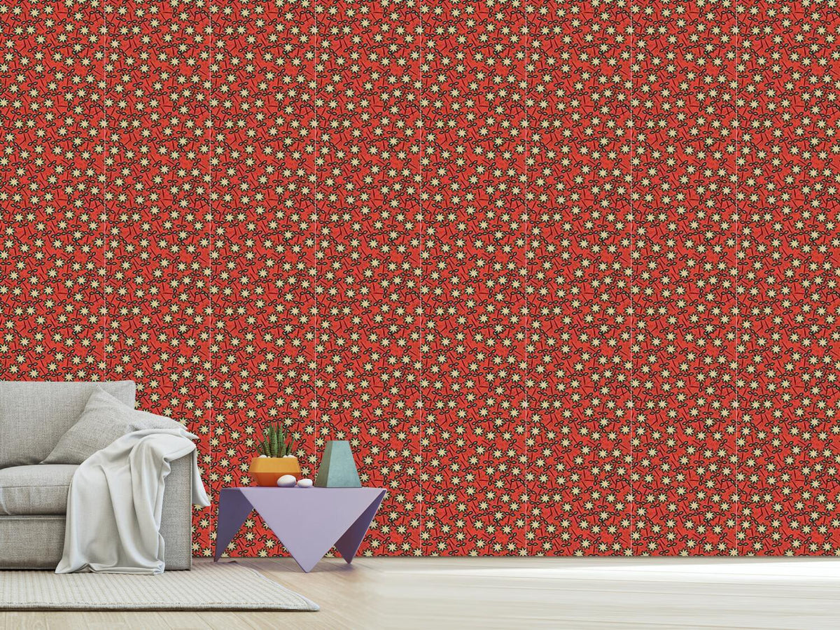 patterned-wallpaper-sweet-star-flowers