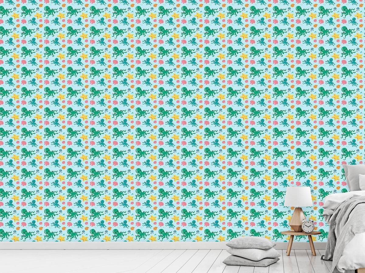 patterned-wallpaper-octopus-and-friends