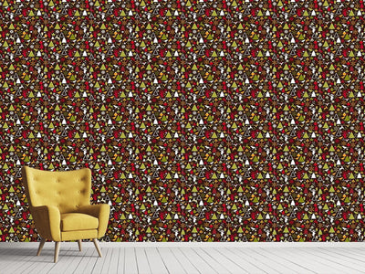 patterned-wallpaper-christmas-in-the-forest