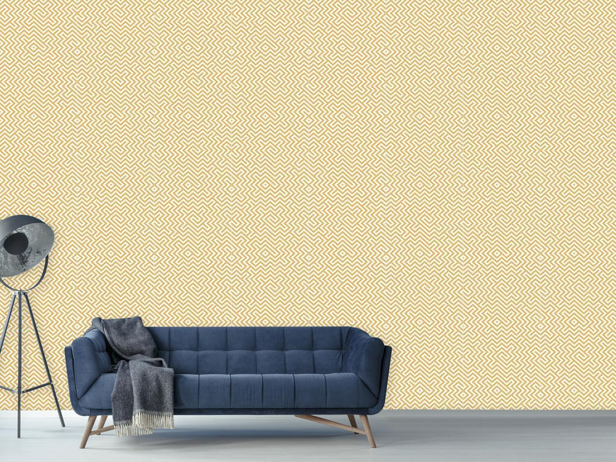 patterned-wallpaper-in-the-center-yellow