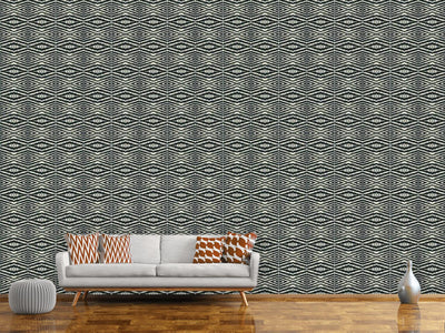 patterned-wallpaper-zig-zag-camouflage