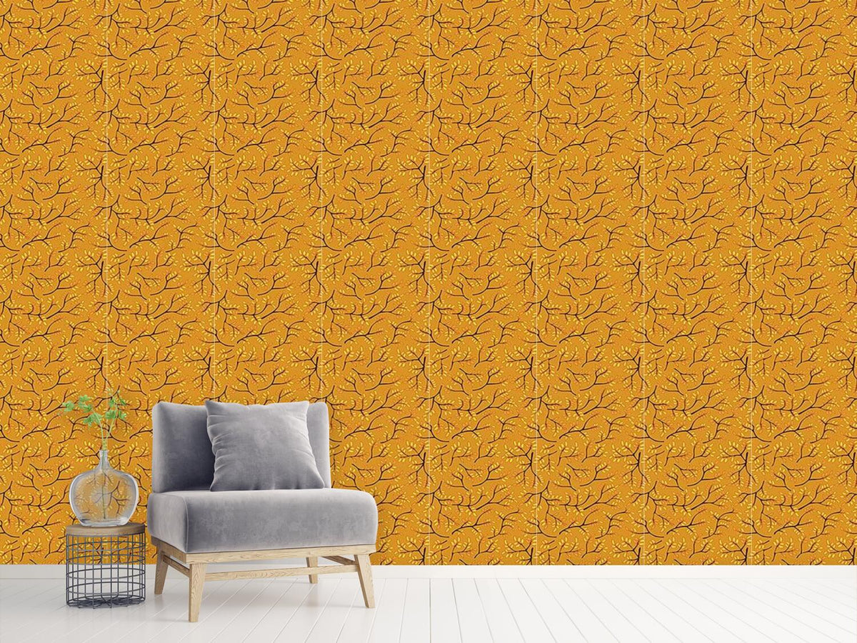 patterned-wallpaper-japanese-autumn-gold