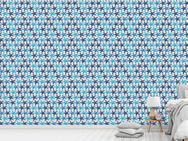 patterned-wallpaper-starfish-grey