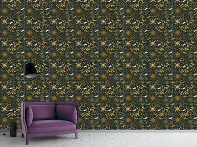 patterned-wallpaper-weird-birds-fly-at-night