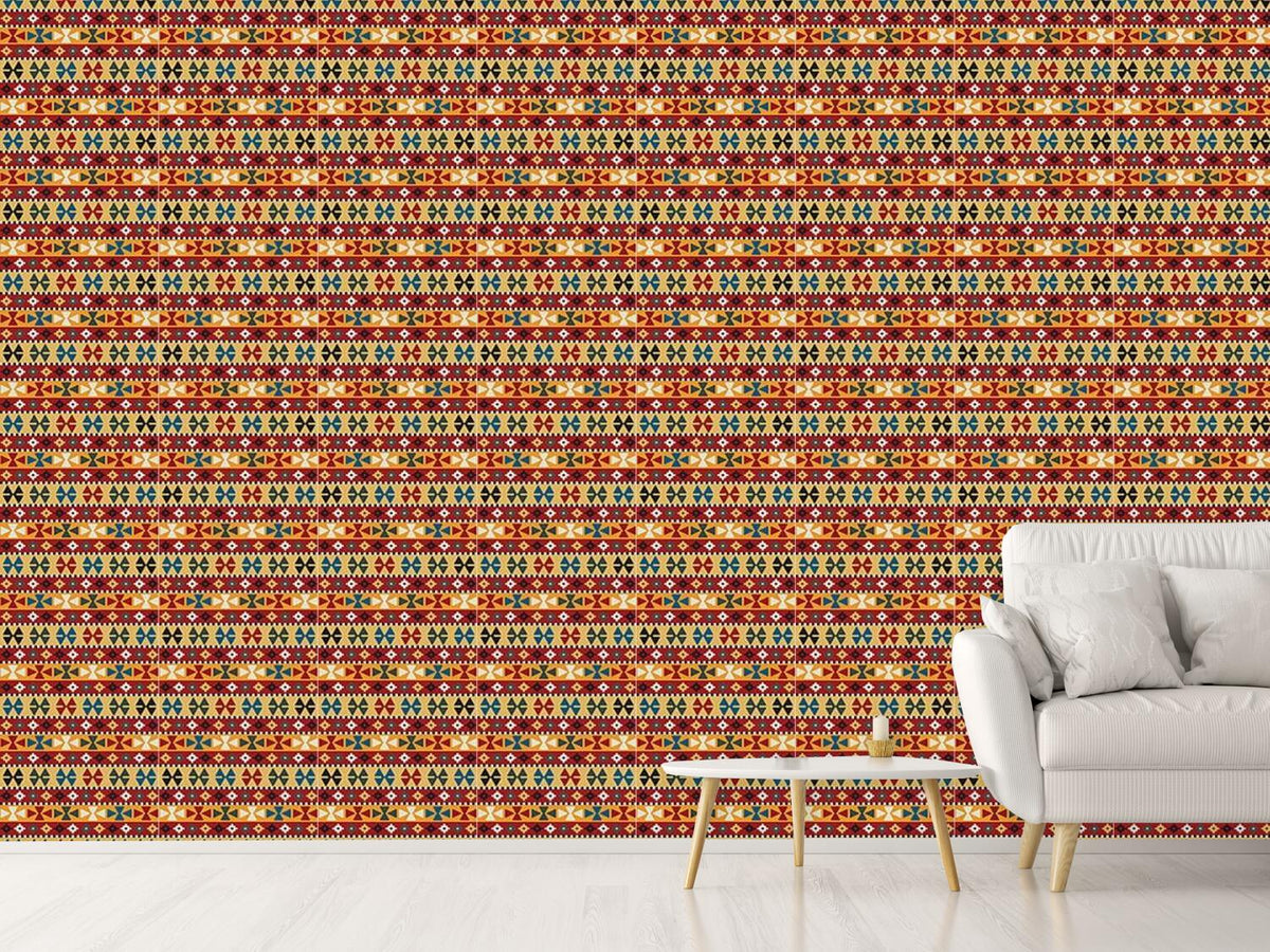 patterned-wallpaper-ethno-pixels