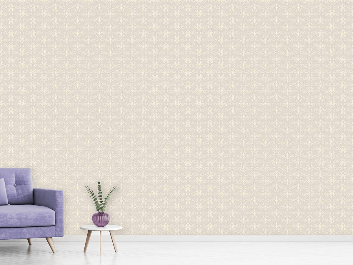 patterned-wallpaper-cinderella-silver