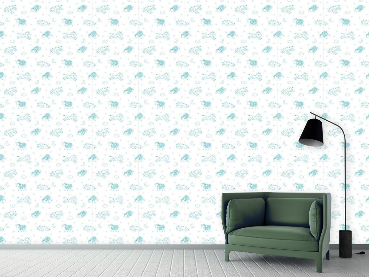 patterned-wallpaper-good-night-my-friends