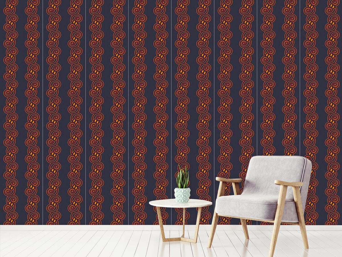 patterned-wallpaper-fire-garlands