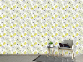 patterned-wallpaper-hibiscus-blossoms