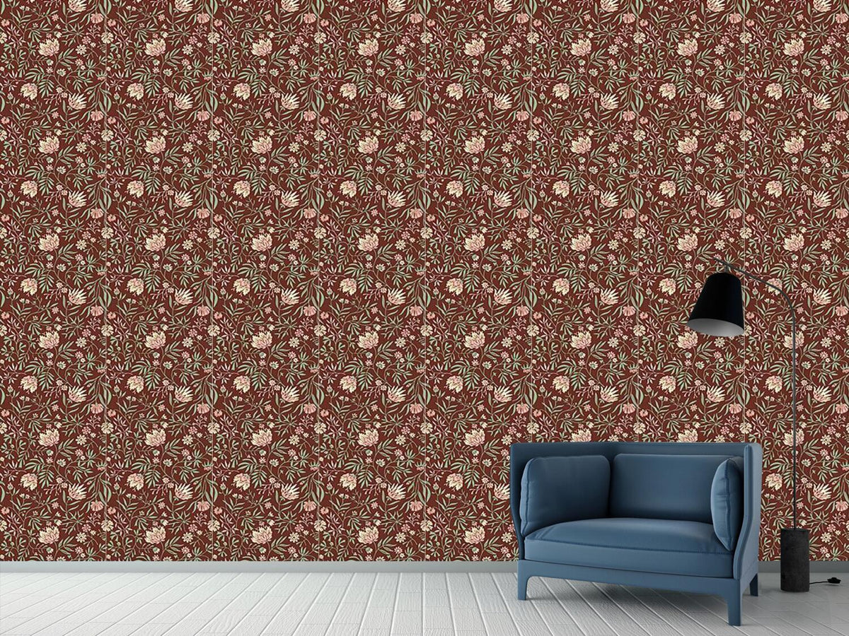 patterned-wallpaper-flower-symphony