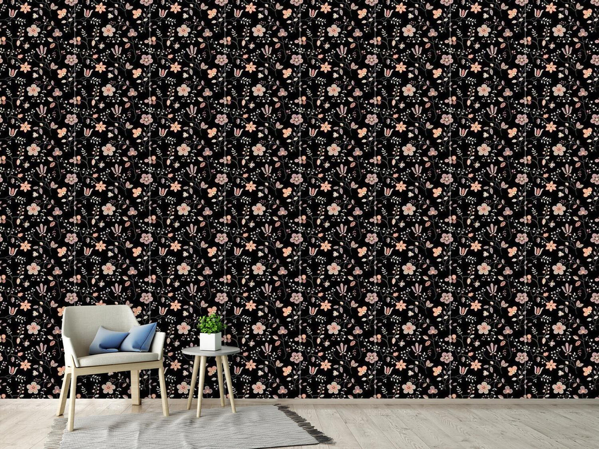 patterned-wallpaper-fairy-wood-at-night