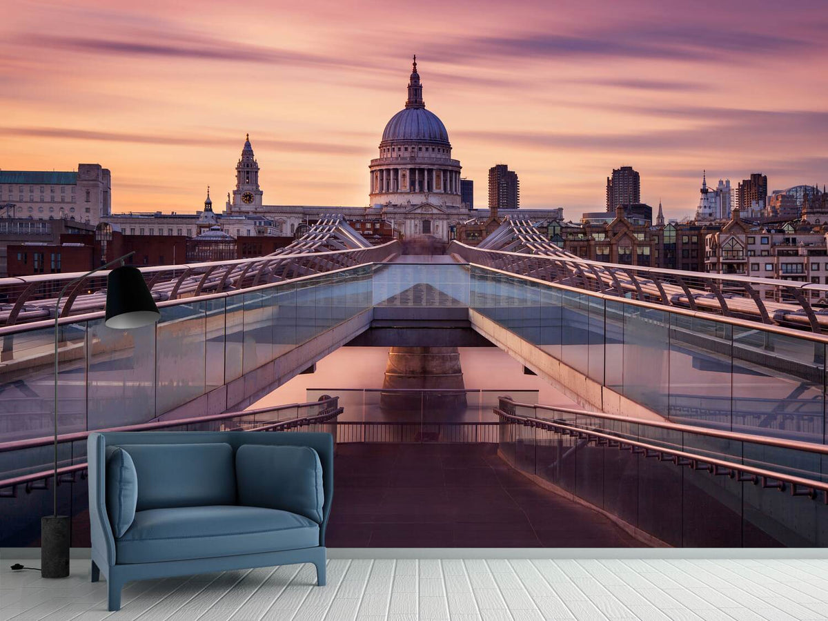 photo-wallpaper-millennium-bridge-leading-towards-st-paul-s-church-x