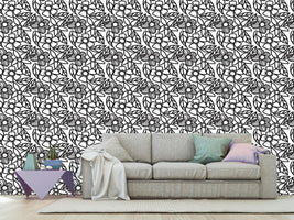 patterned-wallpaper-flower-doodles-black-and-white