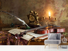 photo-wallpaper-still-life-with-violin-and-clock