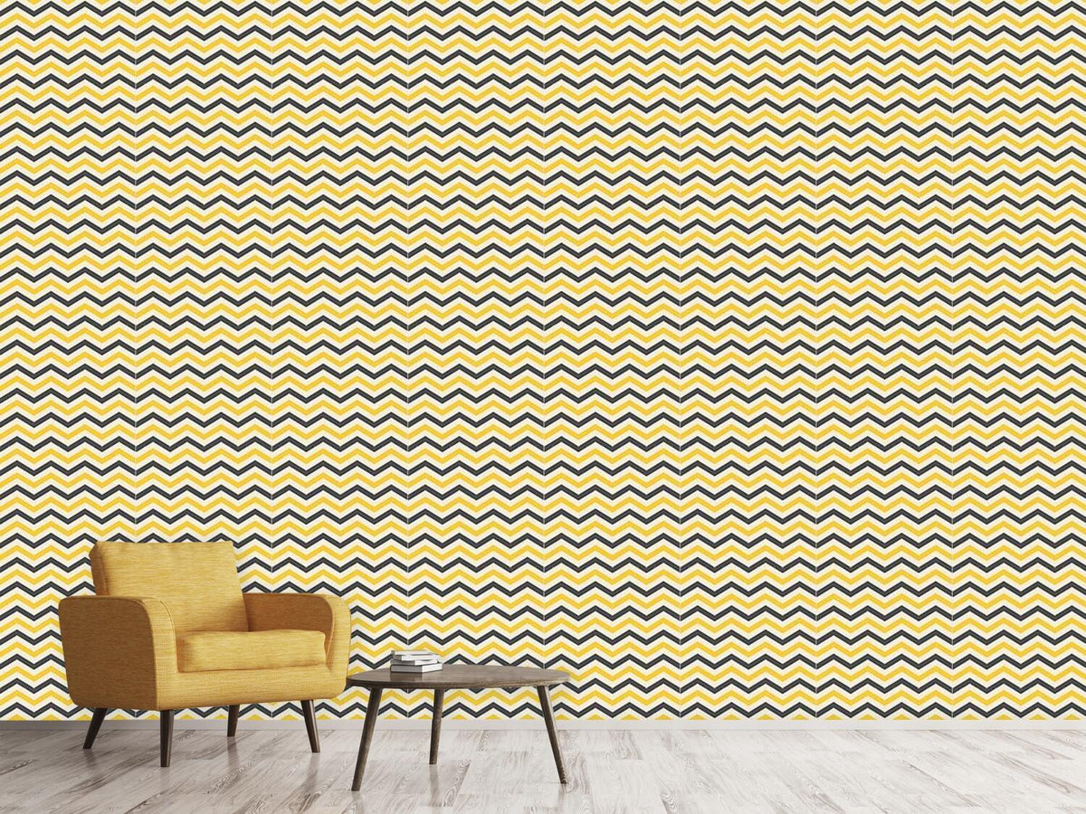 patterned-wallpaper-bee-chevron