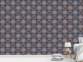 patterned-wallpaper-peacock-butterfly-grey