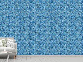 patterned-wallpaper-floral-crossover-mosaic