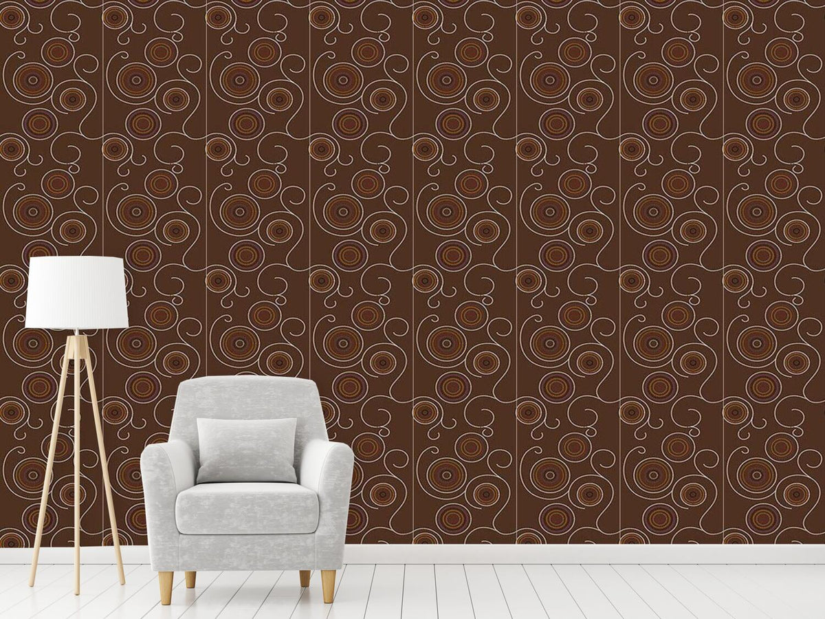 patterned-wallpaper-aborigine-twirls