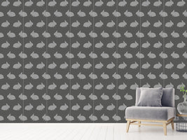 patterned-wallpaper-grey-rabbits