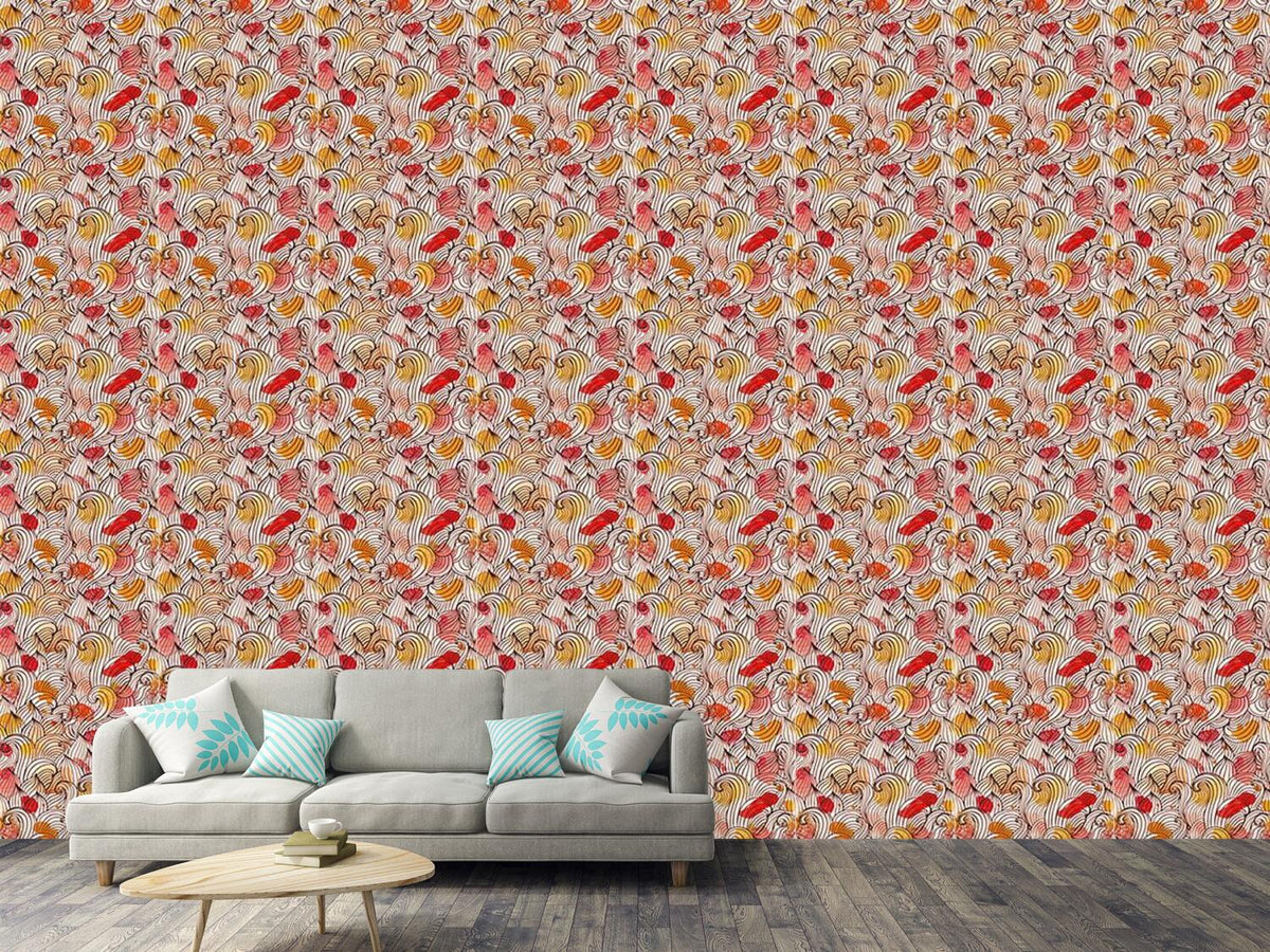 patterned-wallpaper-watercolor-curls