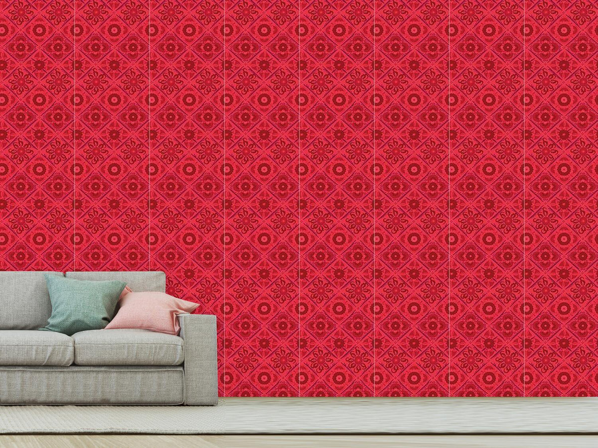 patterned-wallpaper-bukhara-dream-pink