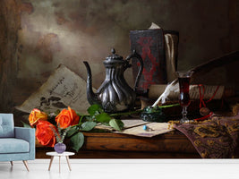 photo-wallpaper-still-life-with-teapot-and-roses