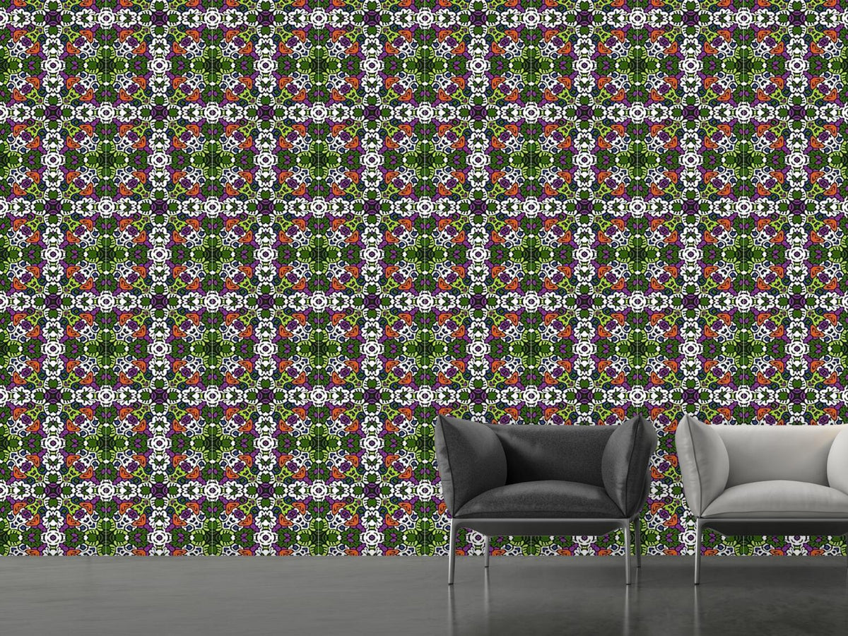 patterned-wallpaper-tribal-kaleidoscope