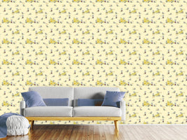 patterned-wallpaper-breakfast-at-mini-mouse